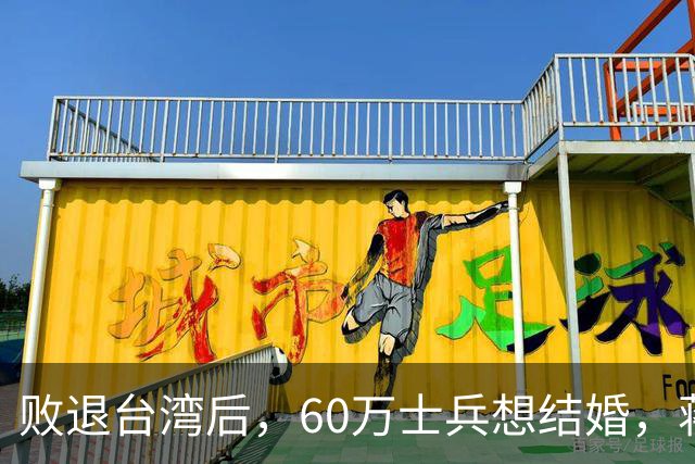 败退台湾后，60万士兵想结婚，蒋介石想了一个办法解决他们的需求